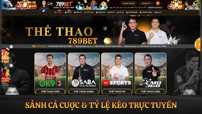 Thể Thao 789BET: Đánh Giá Sảnh Cá Cược & Tỷ Lệ Kèo Trực Tuyến Thể Thao 789BET: Đánh Giá Sảnh Cá Cược & Tỷ Lệ Kèo Trực Tuyến